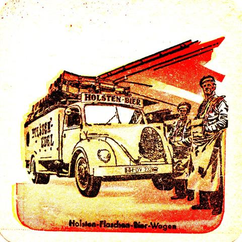 hamburg hh-hh holsten in jeder auch 1961 3b (quad185-flaschenbierwagen)